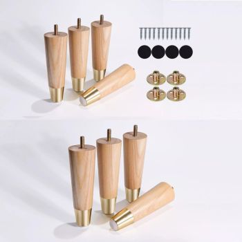 WEKIS Solid Ash Wooden Sofa Legs