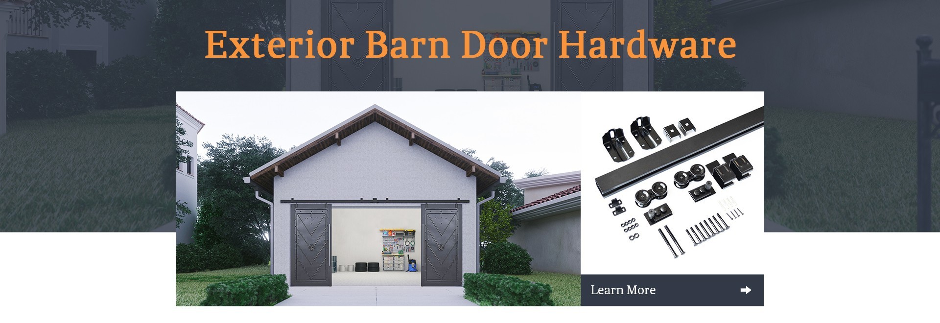 exterior sliding barn door hardware