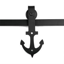 4ft. Mini Sliding Barn Door Hardware Kit for Cabinet and TV Stand Arrow Shape Hanger