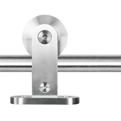 Stainless Steel Barn Sliding Door Hardware Kit I Shaped with Small Roller