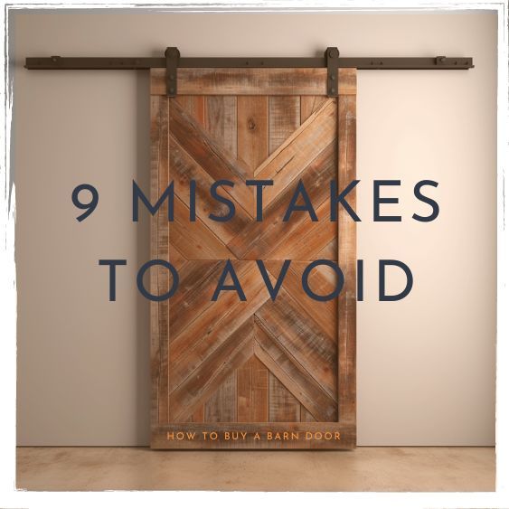 ¿Cómo comprar una puerta de granero y 9 errores a evitar?