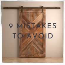 How to Buy a Barn Door and 9 Mistakes to Avoid?