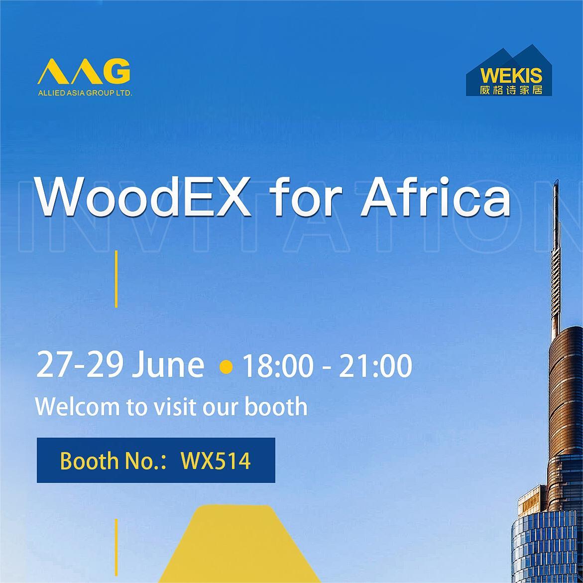 WEKIS на выставке WoodEX for Africa 2023