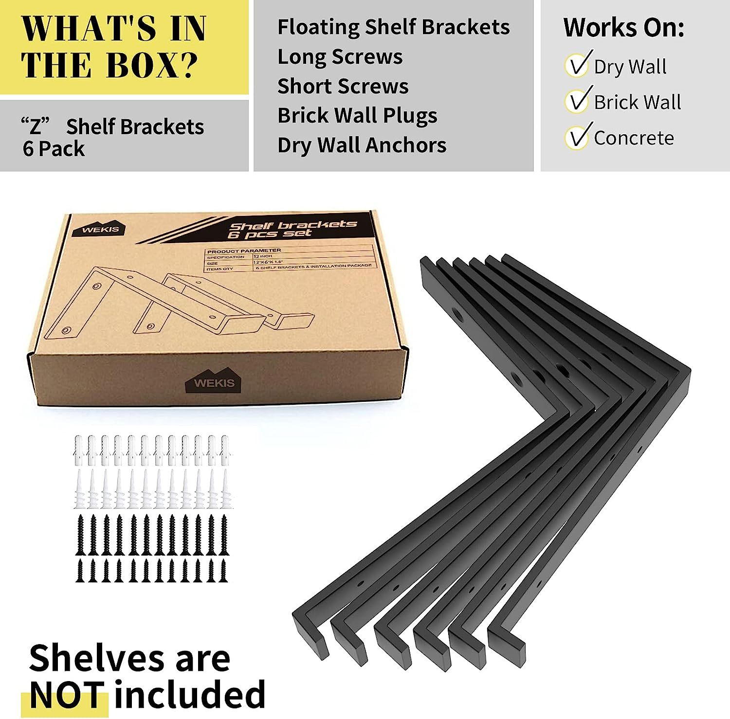 shelf bracket packaging