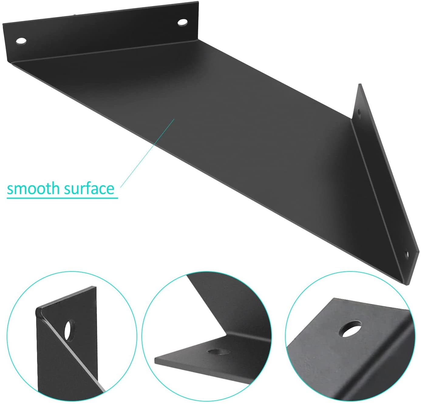 soporte de estante triangular