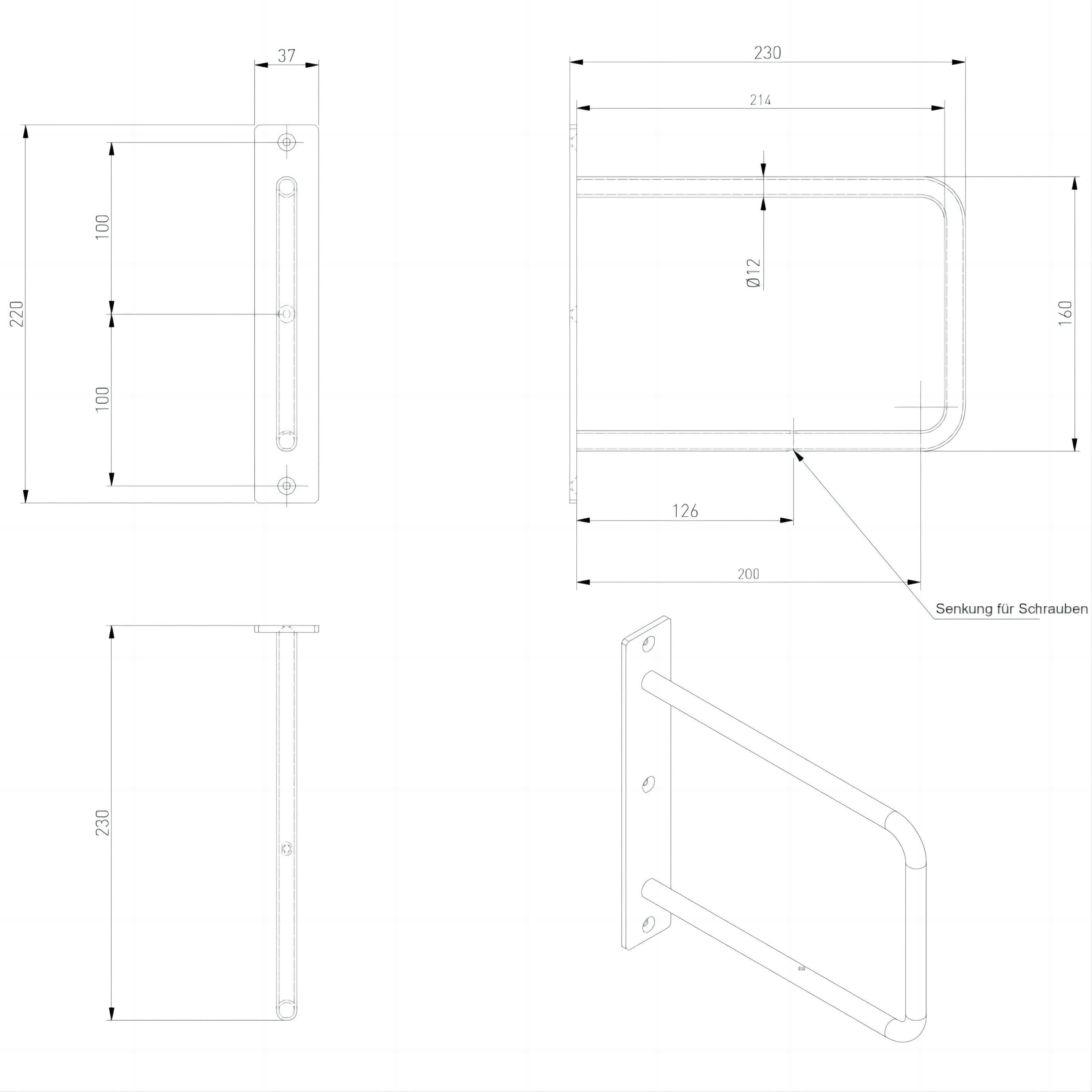 shelf bracket packaging