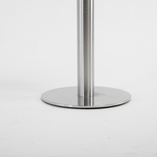 Base de mesa de aço inoxidável para tampo de vidro