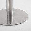 Base de mesa de aço inoxidável para tampo de vidro