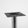 Base de table en acier inoxydable pour plateau en verre