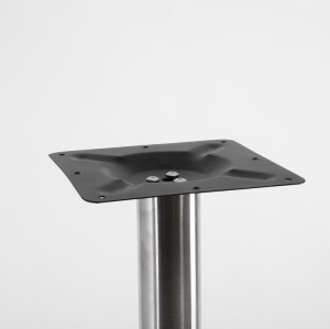 Base de mesa de acero inoxidable para tapa de vidrio