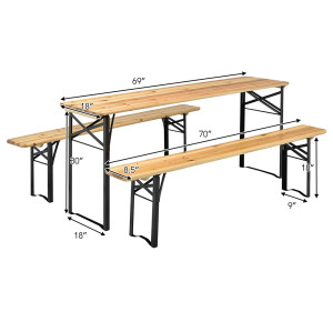 Steel Metal Foldable Dining Table Chair Frame Legs