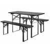 Steel Metal Foldable Dining Table Chair Frame Legs
