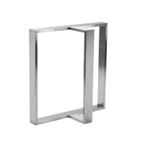 Stainless Steel Dining Table Cross Leg Table Base Metal Legs
