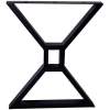 WEKIS Factory Price New Modern Black X Shape Table Legs Bench Leg Modern Fashionable Design Metal X Shape Coffee Table Leg