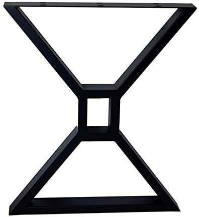 WEKIS سعر المصنع جديد حديث أسود X شكل أرجل الطاولة مقعد الساق تصميم عصري عصري معدن X شكل طاولة القهوة الساق