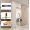 Concealed Sliding Barn Door Hardware Kit