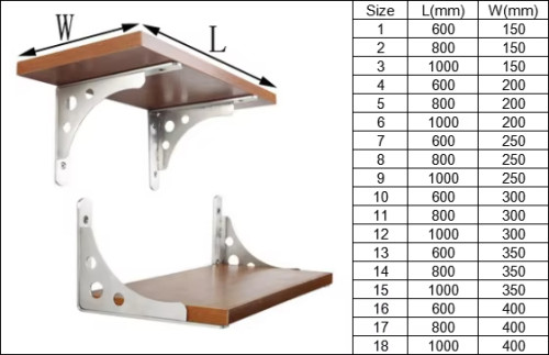 Home Storage Wooden Wall Mounted Shelf