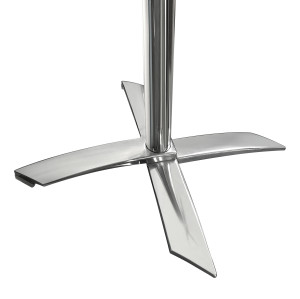 Aluminum Folding Restaurant Cross Shape Table Base