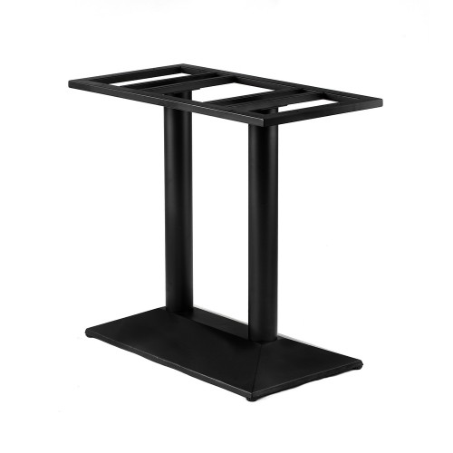 Double Pillar Trendy Iron Dining Table Base