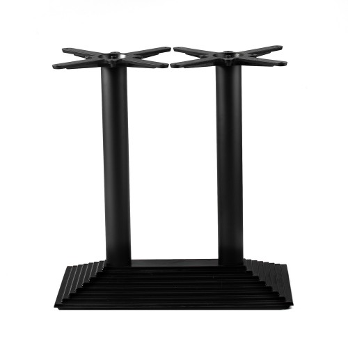 Table Base Furniture Restaurant Cafe Dining Forged Steel Cast Iron Metal Double Head Table Base