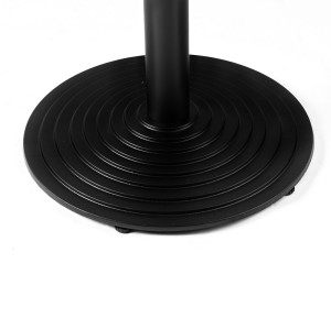 Black Finish Stable Dining Table Leg Base And Office Furniture Table Base For Interior Decoration