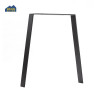 Metal Coffee Table Legs U Shape Black Powder Coated Trapezoidal Bench Table Legs