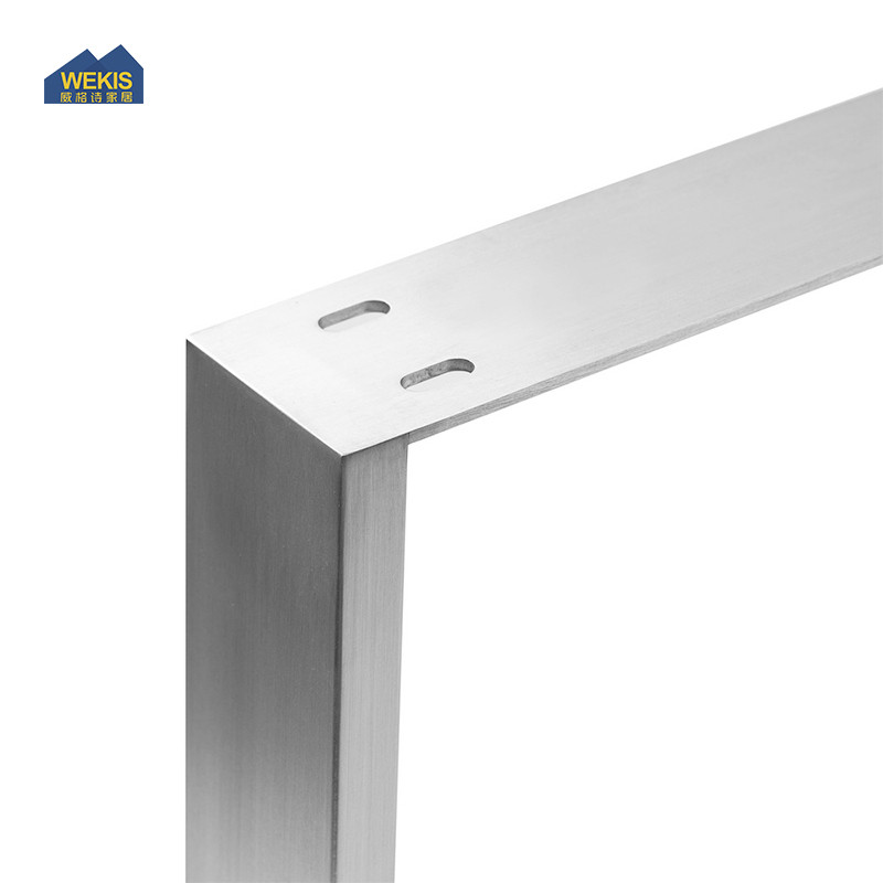 X shape stainless steel table leg