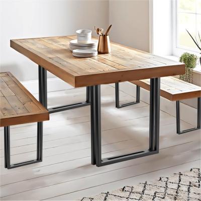 Modern Cast Iron Furniture Rectangular Trapezoidal Metal Table Legs Office Bar Restaurant Dining Table Legs