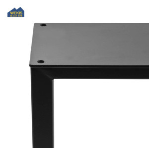 Patas de mesa trapezoidales rectangulares de hierro fundido para muebles modernos, patas de mesa de comedor para bar de oficina y restaurante