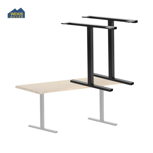 Accesorios para muebles de hierro fundido en forma de H, patas de mesa de metal adecuadas para restaurantes de oficina