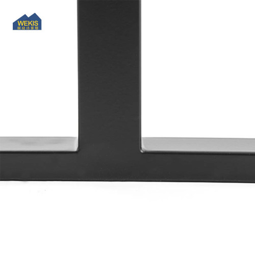 Cast Iron H-Shaped Furniture Accessories Metal Table Legs Suitable For Office Restaurant