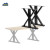 X-Shape Desk Office Bench Restaurant Cafe Dining Furniture Metal Table Legs