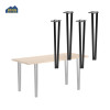 Patas de soporte para mesa de acero y metal industrial moderno con forma de V para muebles, escritorios, mesas de comedor