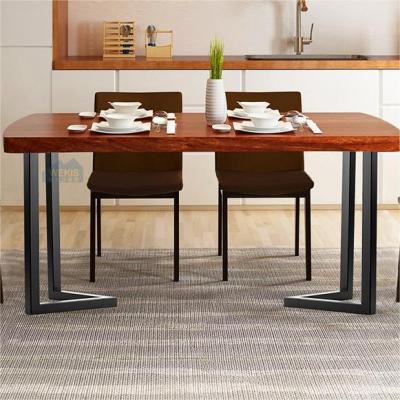 Muebles personalizados Patas de metal irregulares para mesa de comedor, cafetería, oficina, patas de banco