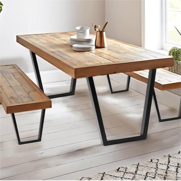 Iron Metal Bench Dining Coffee Table Legs