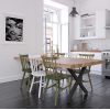 X Shape Tube Metal Table Leg for Dining Table