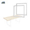 Classic Square Metal Table Legs Super Stable Iron White Coffee Table Legs