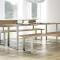 Heavy Duty Metal Furniture Stainless Steel Square Shape Thickened Long Dining Table Legs