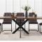 Detachable Spider Table Leg in Black Powder Coating