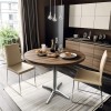 Indoor And Outdoor Folding Bar High Table With Aluminum Round Base