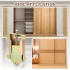 Closet Sliding Door Hardware Door Roller Assembly 1-1/2 Inch Nylon Concaved Wheels