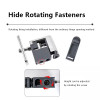 3/7 Inch Bi Folding Fittings Bi-folding Sliding Door Hardware Kits