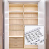Bi Folding Zinc Alloy Push Pull Door Hardware Kits