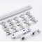 Bi Folding Zinc Alloy Push Pull Door Hardware Kits