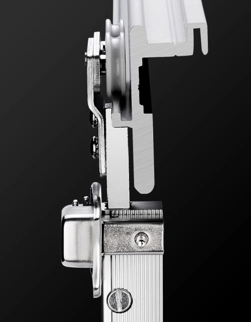 Bi Folding Zinc Alloy Push Pull Door Hardware Kits