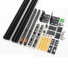 Aluminium Ghost Door Track Hardware Durable Invisible Sliding Door