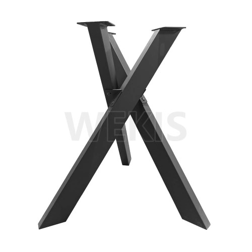 Black Metal Table Legs 71cm H - Spider Frame Table Leg