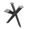 Black Metal Table Legs 71cm H - Spider Frame Table Leg