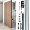 WEKIS Ghost Door Hardware Kit | Soft Close Suspended Sliding System for Modern Interior Floating Doors