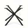 WEKIS Detachable X-Shape Spider Table Legs | Heavy-Duty Metal Dining Table Base for Round/Square Tops